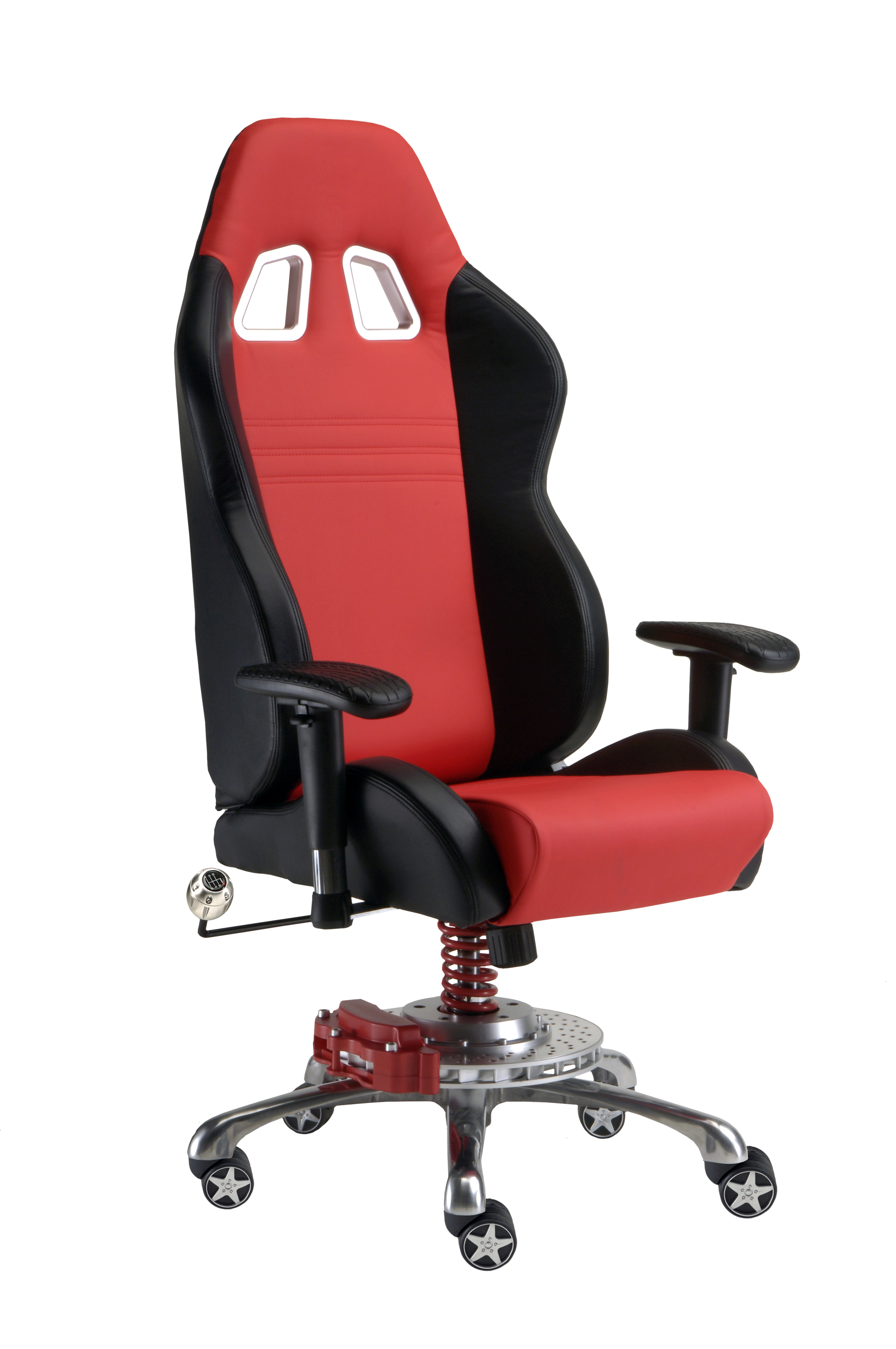 Intro-Tech Automotive, Pitstop Furniture, GP1000R Office Chair Red, Desk Chair